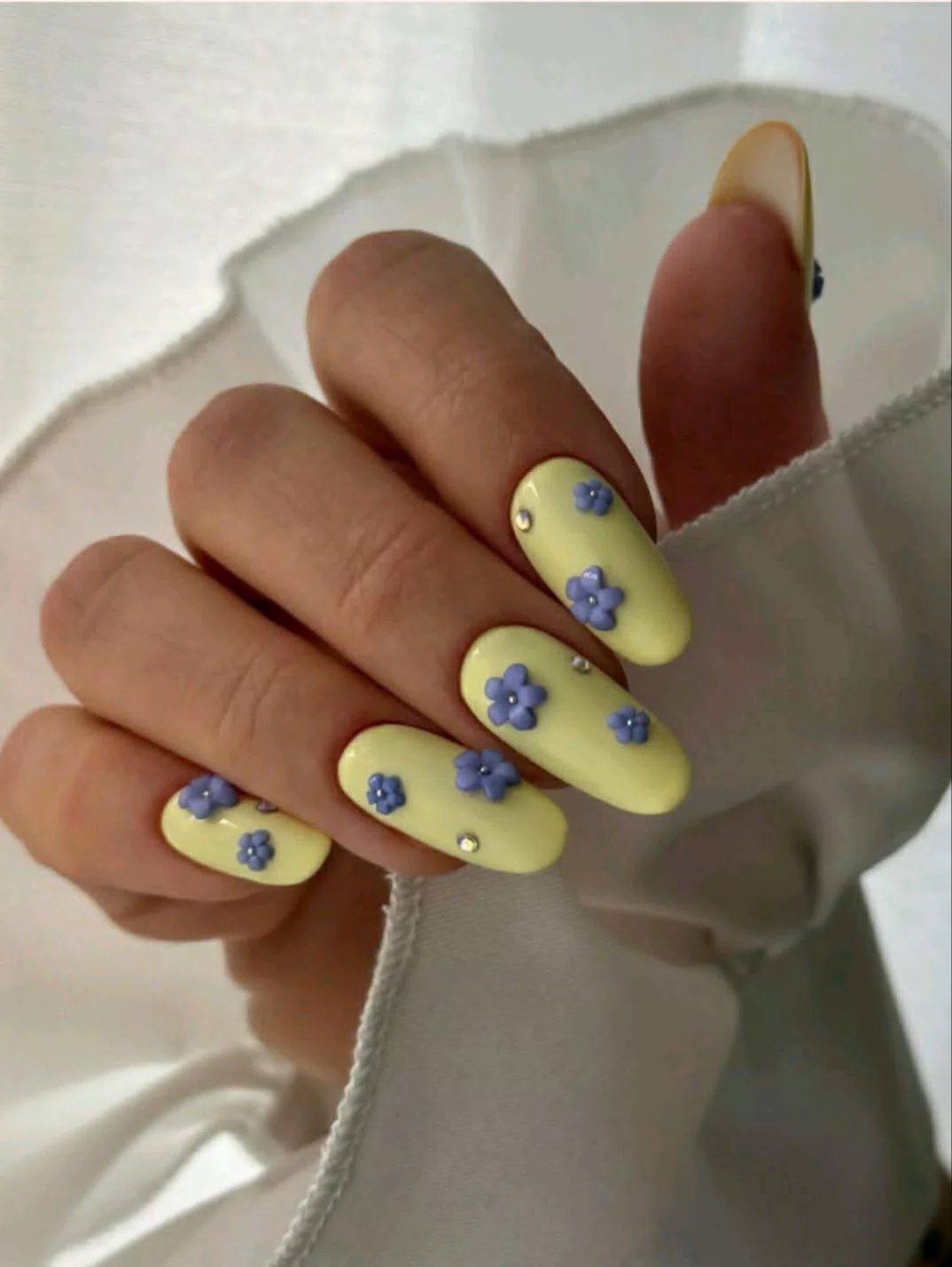 Pink press-on nails...